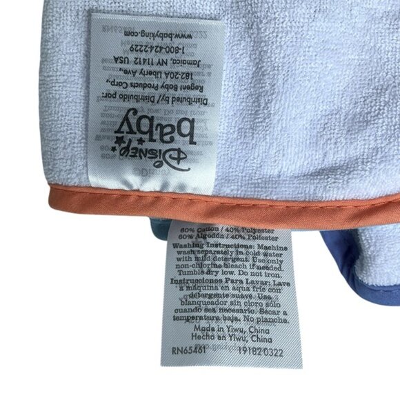 Disney Mickey Mouse Baby Bibs Absorbent Terrycloth VeIcro Closure 3 Pc 0-18 mo - Picture 10 of 16